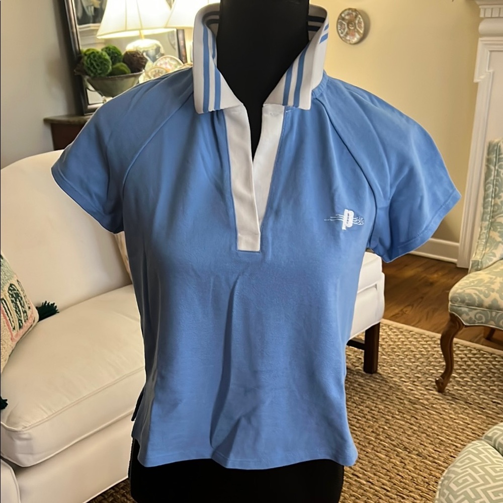 Prince Pickleball Blue Polo Athletic Top - Size Small, Darling Top - Fall Sports